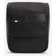tommy hilfiger cosmetic bag black 52 % recycled polyester, 48 % polyester