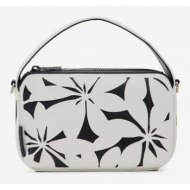 desigual onyx narbonne mini handbag white outer part - polyurethane; lining - polyester