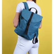 vuch backpack blue polyester