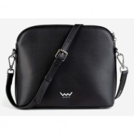vuch handbag black outer part - 100% genuine leather; inner part - 100% polyester