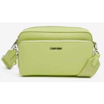 calvin klein must camera bag handbag green recycled σε προσφορά