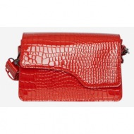 pieces bunna cross body bag red main part - polyester; surface treatment - polyurethane