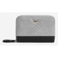 vuch andy wallet grey artificial leather