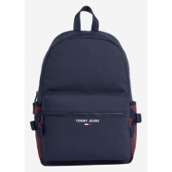 tommy jeans backpack blue 90% polyester, 10% recycled polyester