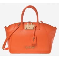 love moschino handbag orange outer part - polyurethane; inner part - polyester