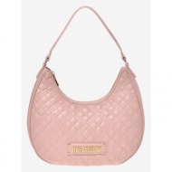 love moschino handbag pink outer part - polyurethane; inner part - polyurethane