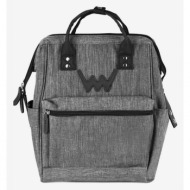 vuch luke backpack grey polyester