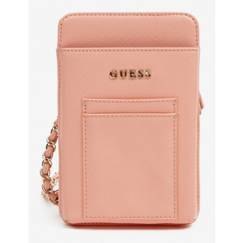 guess phone pouch phone case pink artificial leather σε προσφορά