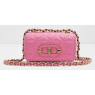 aldo mininaledar wallet pink synthetic