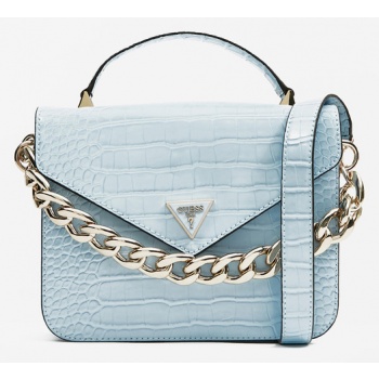 guess retour handbag blue 100% polyurethane σε προσφορά