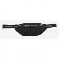 tommy jeans waist bag black recycled polyester