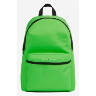 tommy hilfiger skyline backpack green recycled polyester, polyester