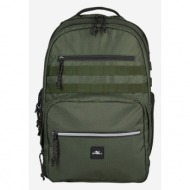 o`neill bm president backpack green 100% polyester