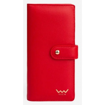 vuch laita wallet red artificial leather