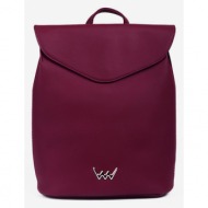 vuch deremis backpack red outer part - 100% polyurethane; inner part - 100% polyester