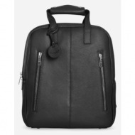 vuch backpack black genuine leather