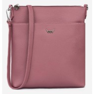vuch monza handbag pink artificial leather, polyester