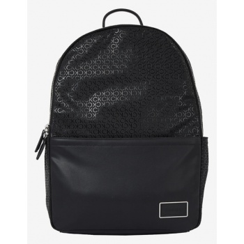 calvin klein backpack black 67% recycled polyester, 28% σε προσφορά