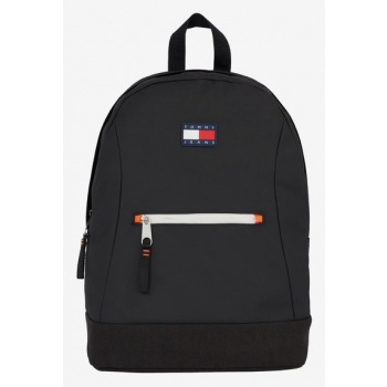 tommy jeans function dome backpack black polyester σε προσφορά