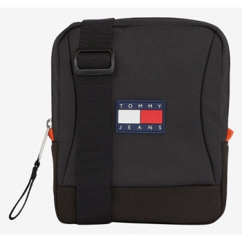 tommy jeans function reporter bag black polyester, recycled σε προσφορά
