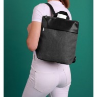 vuch glenn backpack grey 100% polyester