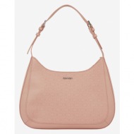 calvin klein handbag pink 51% recycled polyester, 49% polyurethane