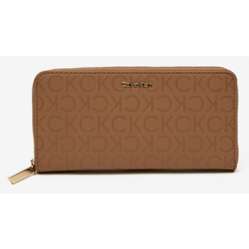 calvin klein wallet brown 51% recycled polyester, 49% σε προσφορά