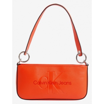 calvin klein jeans handbag orange 100% polyurethane σε προσφορά