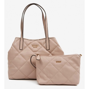 guess vikky handbag pink polyurethane σε προσφορά