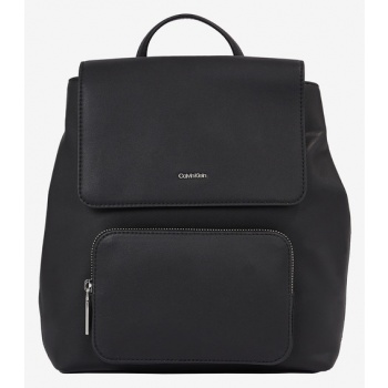 calvin klein must campus backpack black recycled polyester σε προσφορά