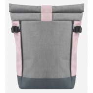 vuch konner backpack grey outer part - 50% polyester, 50% polyurethane; inner part - 100% polyester