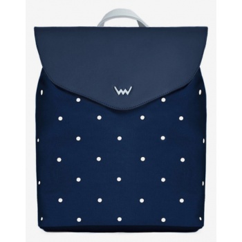 vuch hasling backpack blue outer part - 80% polyester, 20%