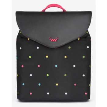 vuch mesaro backpack black outer part - 80% polyester, 20%