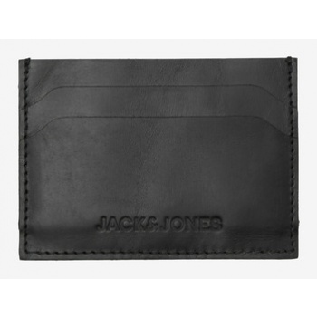 jack & jones side wallet black buffalo leather σε προσφορά