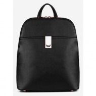 vuch filipa backpack black outer part - 100% polyurethane; inner part - 100% polyester