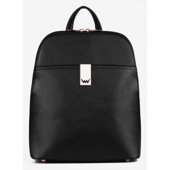 vuch filipa backpack black outer part - 100% polyurethane; σε προσφορά