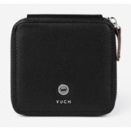 vuch wallet black genuine leather