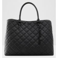 aldo chipper smooth handbag black polyester