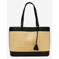 orsay handbag black main part - polyurethane; outer part - paper straw; lining - polyester