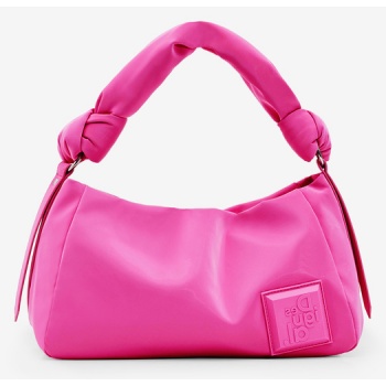 desigual chocolin rennes handbag pink polyurethane σε προσφορά