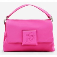 desigual chocolin 23 rodas handbag pink polyurethane, polyester