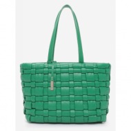 tamaris lorene handbag green polyurethane, polyester