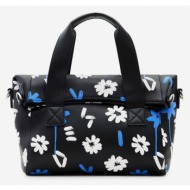 desigual margy loverty 2.0 handbag black outer part - recycled polyurethane; lining - polyester