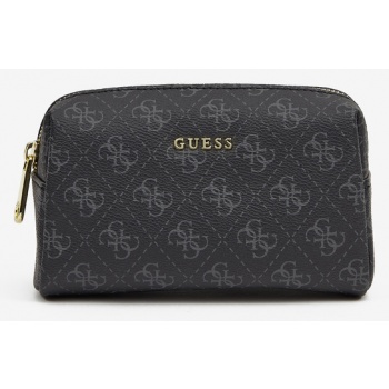 guess cosmetic bag black polyurethane