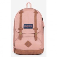 jansport cortlandt backpack pink 100% polyester