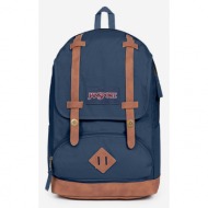 jansport cortlandt backpack blue 100% polyester