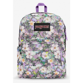 jansport superbreak plus backpack pink 100% polyester