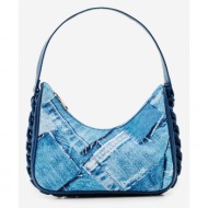 desigual forever blue medley handbag blue recycled polyester