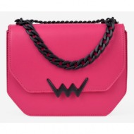 vuch tannie cross body bag pink artificial leather