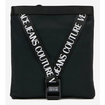 versace jeans couture cross body bag black outer part 